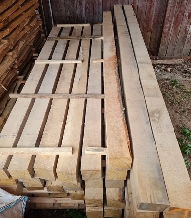 Tammiparru 120 x 120 x 2.500 mm (tilaustuote)